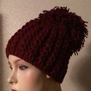 Bordeaux Women’s hand knitted hat